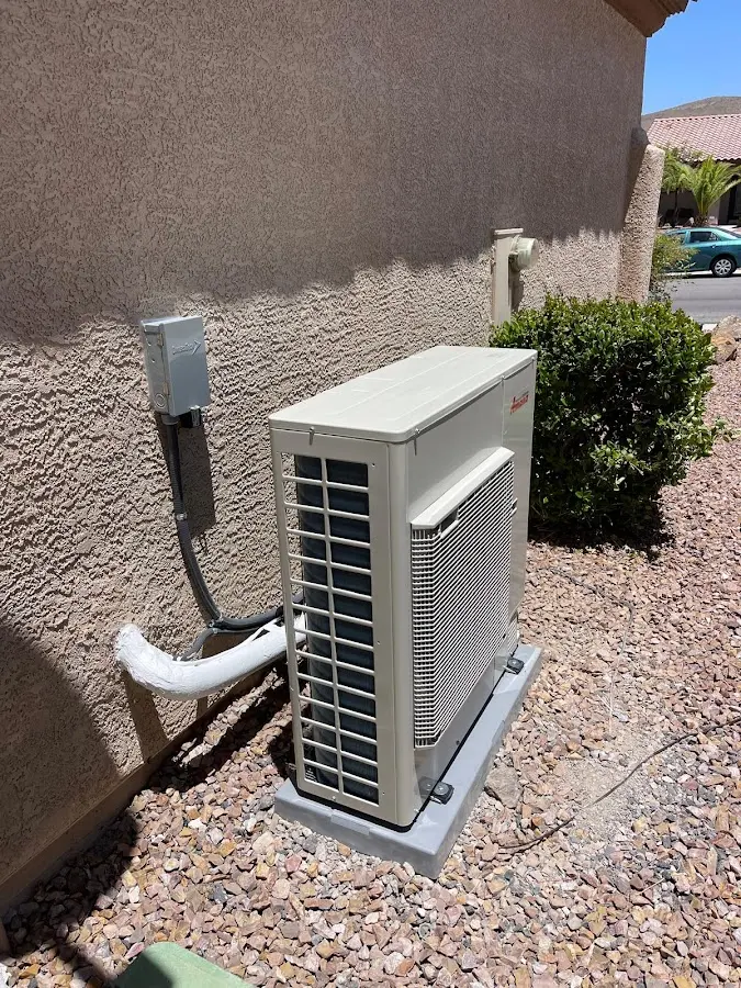 Residential air conditioning condenser unit in Moraine